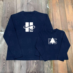 เสื้อยืดคอกลมแขนยาวลำลองสำหรับผู้ชายผ้าคอตตอน100% ทนทานออกแบบโลโก้ได้ตามต้องการ - Product Image 6