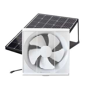 Ventilateur d'extraction mural solaire en plastique avec panneau solaire pour serre/chambre à fumée/<span class=keywords><strong>salle</strong></span> <span class=keywords><strong>de</strong></span> <span class=keywords><strong>bain</strong></span>, <span class=keywords><strong>extracteur</strong></span> d'air chaud - Product Image 1