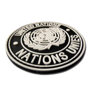 แผ่นปะติดธงสหประชาชาติเรืองแสง UN PVC พร้อมตะขอเกี่ยว อุปกรณ์เสริมทางยุทธวิธีสำหรับเสื้อผ้า-แจ็คเก็ต-หมวก-กระเป๋าเป้ - Product Image 5