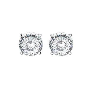 <b>Top</b> Demanded 925 Sterling Silver Moissanite Stud Earrings Luxury IGI Certified Women's Jewelry for Birthdays <b>Weddings</b> Special - Product Image 1