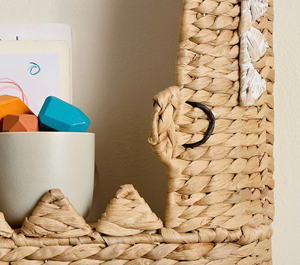 Étagère murale marron bohème pour la décoration de la chambre des enfants Étagères décoratives pour la maison des enfants pour accrocher le motif d'anniversaire - Product Image 2