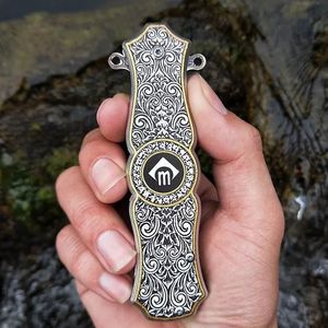 Impresión 3D mango de aluminio Fidget Spinner Stress Relief <span class=keywords><strong>Toy</strong></span> EDC pequeño cuchillo de bolsillo plegable - Product Image 5