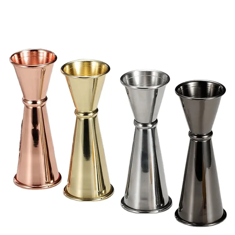 Barman Rvs Cocktail Cup Met Schaal Oz30/60 Double End Meten Jigger