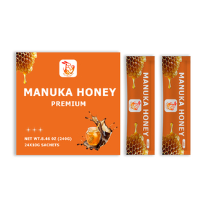 Customized Packaging Premium Manuka Honey Stick Herbal Supplement Manage Stress Boost Immunity Easy to Carry Health Honey Sachet - Product Image 1