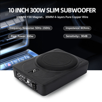 Zeming YF1005 Mejor Subwoofer de 10 pulgadas para debajo del asiento Subwoofer activo para automóvil de 10 "Subwoofer alimentado 300W