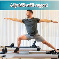 Attelle de cheville réglable et respirante avec sangles de stabilisation, support élastique pour l'entraînement sportif