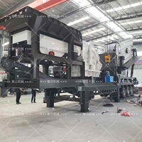Nouvelle installation de concassage et de criblage du granit de 60 TPH avec concasseur à mâchoires, concasseur à cône, moteur et boîte de vitesses, contrôle PLC