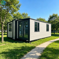 Rumah Kontainer Granny Flat yang Dapat Diperluas, Standar Australia, Tinggi Inter-High 2,4m, Bersertifikasi SAA & Watermark