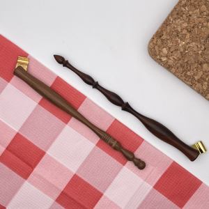 HY Ensemble de calligraphie arabe gothique écologique, stylo-plume en bois à bordure dorée, plume, encre, <span class=keywords><strong>Qalam</strong></span> métallique 0,7 mm, type standard - Product Image 6