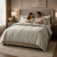 Ensemble rafraîchissant 100% Eucalyptus certifié OEKO-TEX, doux et soyeux, pour drap plat taille Queen, respirant, en Lyocell 300 fils, idéal pour les personnes ayant chaud la nuit