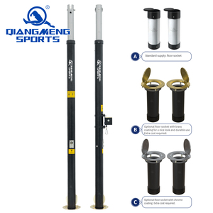 Postes de Voleibol Fáciles de Instalar, Equipo Deportivo, Poste de Voleibol de Altura Ajustable con Rosca Integrada - Product Image 2