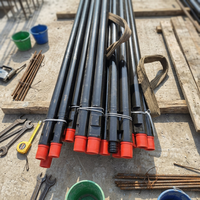 Tige de forage à fond de trou 3m QZJ100B, accessoires d'outillage de forage noirs soudés par friction, fabrication de qualité supérieure