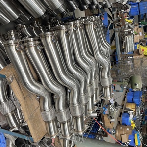 Système d'échappement Catback haute performance 76 mm pour BMW G80 G82 M3 M4, tuyaux en acier inoxydable de 1,5 mm, soupape électrique avec télécommande - Product Image 3