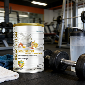 Proteína Orgánica para Aumentar de Peso, Baja en Grasas y Alta en Proteínas, Marca Privada, con Probióticos - Product Image 1