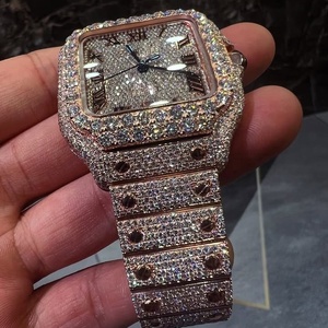 Men's Watch Fashion Square Mosan Diamond Roman Scale Watch High Quality Men's Large Dial Mechanical Watch - Product Image 2