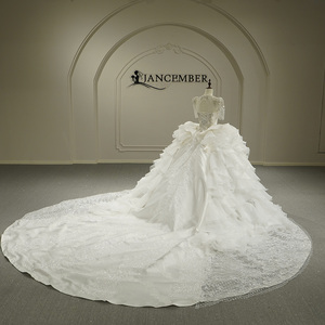 Gt26054 Vestido de Novia Moderno con Escote Corazón, Apliques, Lentejuelas, Cuentas y Bordados, Personalizado - Product Image 3