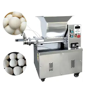 Máquina moldeadora de masa de tostadas de panadería monofásica de acero inoxidable, divisor de pan largo y hamburguesa redonda con contador de corte