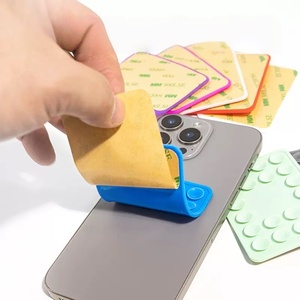 Силиконовая подставка-держатель для телефона на присоске с УФ-печатью, рекламная, для использования без рук, игрушка-антистресс, держатель для зеркала и душа, для видеосъемки и селфи - Product Image 4