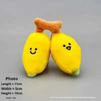 Schattig groente- en fruithanger, ui, gember, knoflook sleutelhanger, pluche pop, unisex, PP katoen gevuld, onderzeese arbeid, hotpot restaurant