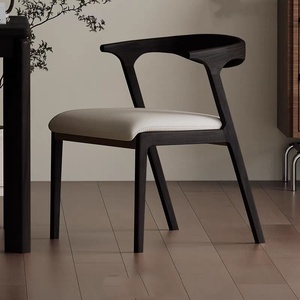 Nordico moderno minimalista <span class=keywords><strong>in</strong></span> legno massello sedia da pranzo noce finitura con cuscino per la <span class=keywords><strong>casa</strong></span> tavolo da pranzo <span class=keywords><strong>scrivania</strong></span> o uso cucina - Product Image 5