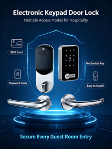 VICAN สมาร์ทล็อคประตูด้วยลายนิ้วมือพร้อม WiFi/IP ระบบสแตนเลส พร้อมรหัสผ่านและแป้นกดสำหรับประตูไม้ - Product Image 3