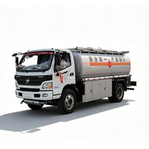 Camion-citerne de livraison de carburant directement du fabricant à vendre, 5T-12T, grande capacité, fonction de ravitaillement et de transport personnalisée, idéal pour la construction - Product Image 1