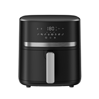 Four électrique multifonctionnel numérique de 5 L, friteuse à air intelligente sans fumée pour la cuisine domestique