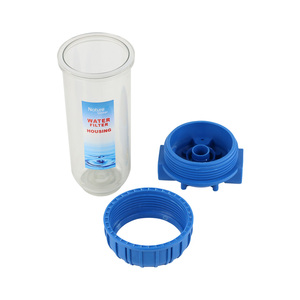 Filtro de agua de sedimento único con puerto de latón de 3/4 pulgadas, tipo Atalas para uso doméstico, fuente de alimentación Manual, Material plástico - Product Image 5