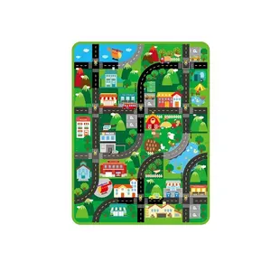 EVAONLY "City World" Road Map Value Mat Children's Rug Play Mat City Life Learning Safe Carpet Children's Educational Road