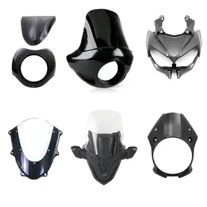 Cafe Body Accessories Parts for yamaha/kawasaki/suzuki/honda Mask Front Cover Windshield Trim Bezel custom motorcycle fairing