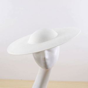 Chapeau rond de 16 pouces d'inspiration vintage - Style plage et affaires - 100% polyester - Toutes saisons - Product Image 4