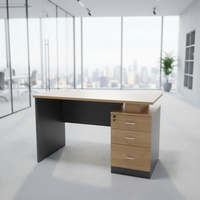 Bureau Moderne Populaire pour la Maison, Meuble Exécutif en MDF, Table d'Ordinateur en Bois pour Bureau et Chambre à Coucher