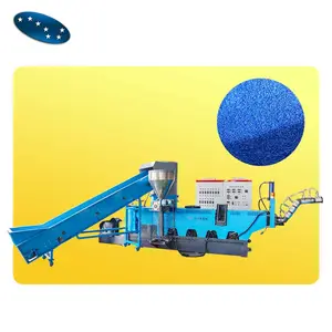 high speed waste plastic ldpe/hdpe pp pelletizing pelletizer machine for sale