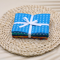 Vente en gros de tissu à pois Fat Quarters tissu en coton biologique pour courtepointe tissu en coton imprimé à motifs de points