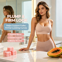 Gummies naturelles pour l'amélioration des fesses et le raffermissement des seins avec Ashwagandha, Tribulus Terrestris et mélange d'adaptogènes végétaux