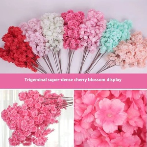 LUYI - Arco Decorativo de Flores de Cerezo y Melocotón, de Cuatro y Tres Ramas, para Decoración de Bodas, con Flores Artificiales Realistas - Product Image 4