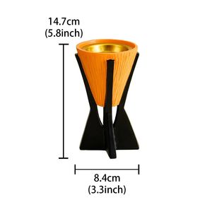 Quemador de Resina en Forma de Cono para Incienso Árabe Bakhoor con Exhibición de <span class=keywords><strong>Brasas</strong></span> Radiantes, Pieza de Estética Noble, Regalo para Ramadán y Eid - Product Image 6