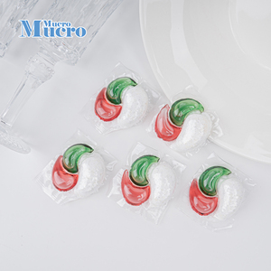 Mucro Eco-Friendly Kitchen Household Dishwasher Detergent Pods Powder Liquid <span class=keywords><strong>Gel</strong></span> for Oil Stain Removal String Cleaning Boxed - Product Image 1