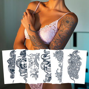 OEM/ODM Diseños Geniales, Tatuaje Temporal Impermeable de Serpiente para Hombre y Mujer, Nuevo Producto - Product Image 1