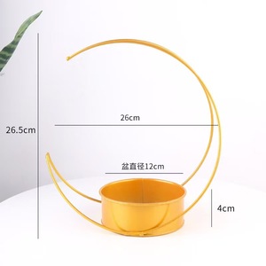 Accesorios de Decoración para Mesa de Boda de Lujo, Florero Dorado Resistente y Económico, Soporte de Metal para Flores - Product Image 5