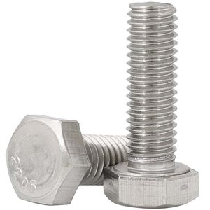 M5 M6 M8 M10 M16 <strong>DIN931</strong> DIN933 Din934 <strong>Hex</strong> <strong>Head</strong> Bolts And Nuts Ss 304 Ss316 Hexagon <strong>Head</strong> Bolt - Product Image 5