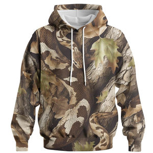 Diseña Tu Propia Sudadera con Capucha para Caza, Personalizada, de Invierno, de Lona Sólida, Transpirable, Ligera, con Estampado por Sublimación, 100% Poliéster - Product Image 4