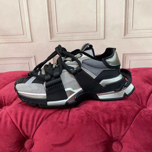 Baskets Chunky Rouge et Blanc Synthétiques à Lacets, Bout Rond, Semelle Extérieure en Caoutchouc Amortie, Chaussures de Marche Toutes Saisons - Product Image 3
