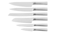 Ensemble de couteaux de cuisine pour chefs, couteaux de cuisine en acier inoxydable, ensemble de 6 pièces, couteau à légumes et à fruits