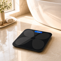 Balance connectée Bluetooth de haute précision pour la mesure de la graisse corporelle, balance électronique de salle de bain numérique, OEM ODM CE RoHS