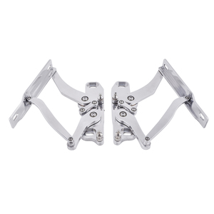 Cerniere per Cofano in Alluminio Billet di Alta Qualità Lucidate per Parti <span class=keywords><strong>Auto</strong></span> <span class=keywords><strong>Classiche</strong></span> Chevy Impala Belair 1964-65 - Product Image 2
