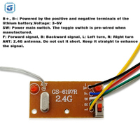 Carte mère électronique Lixinzhuo GS6197 2.4G pour voiture télécommandée, composants d'assemblage PCB, vente directe usine