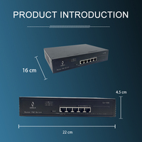 Commutateur de réseau commercial ODM OEM avec fonction POE Commutateur Ethernet Commutateur de réseau Routeur et fonction AC trois en un