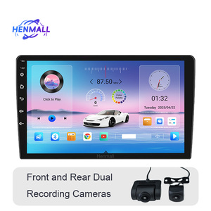 Henmall Qualcomm 9 inch 2 din Android đài phát thanh xe được xây dựng trong <span class=keywords><strong>GPS</strong></span> <span class=keywords><strong>navigation</strong></span> đa phương tiện đơn vị đứng đầu với RGB chức năng - Product Image 1