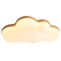 Lampu Langit-langit Awan Spektrum Penuh Modern Warna Krem untuk Kamar Anak